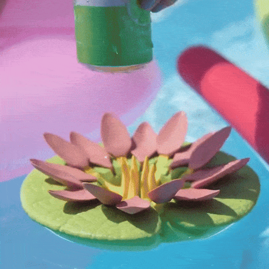 Floating Lotus Glow Cup Holder