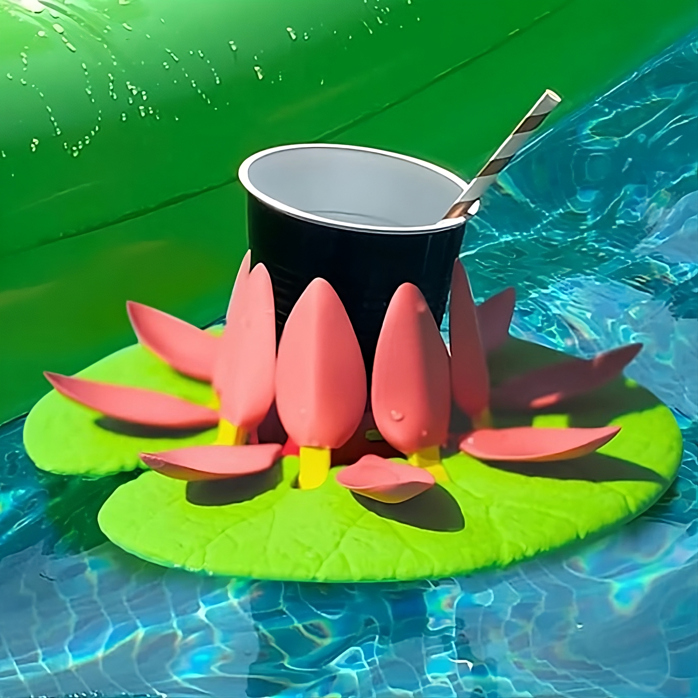 Floating Lotus Glow Cup Holder
